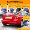 JMTBNO Rear Bumper Diffuser Lip Spoiler LED Brake Stop Light