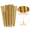 Victhur Candy Apple Sticks 36 Pieces Bling Candy Apple Bamboo