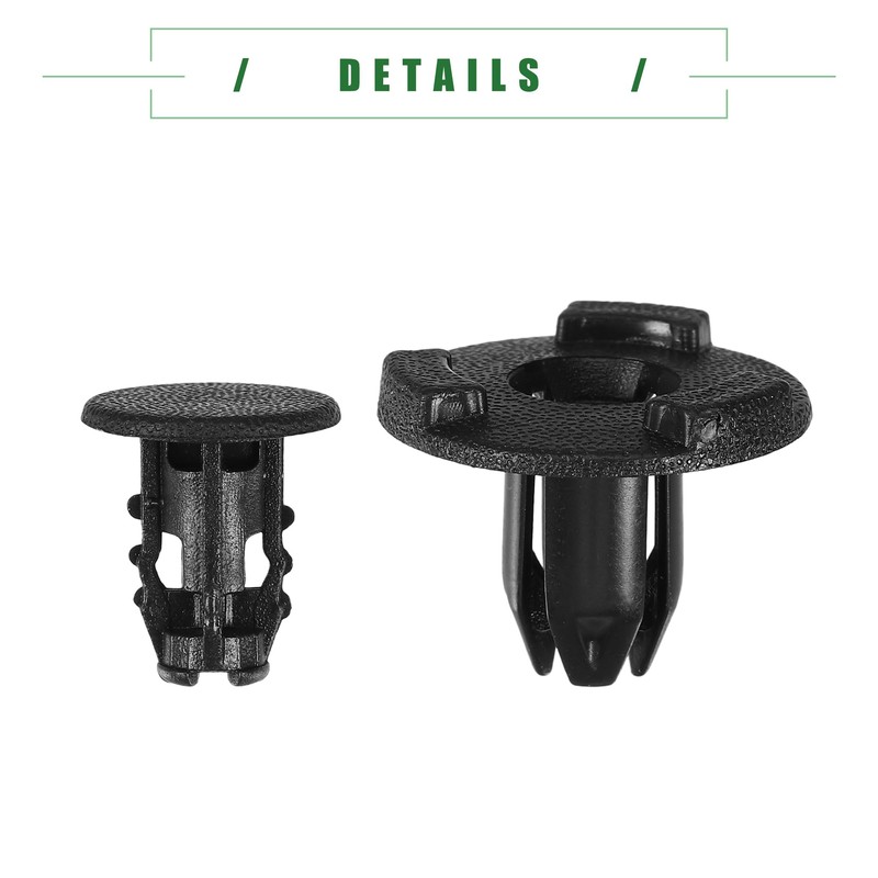 Motoforti Cowl Bumper and Fender Liner Push Clips, Engine Cowl