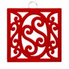 Premier Housewares 812118 Cast Iron Trivet - Red, H2 x