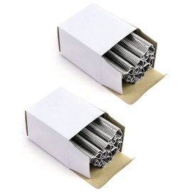 QWORK 1200Pcs Hog Ring, M Clips, Hand Tools for Animal Pet Cages, Fencing