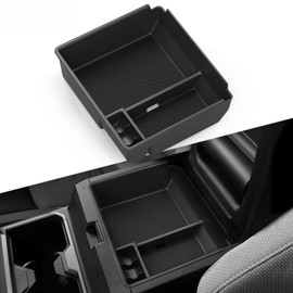 Katorn Center Console Organizer Tray Storage Box for Toyota 4Runner 2026 2025, Interior Accessories Armrest Insert Tray Storage Box for 2025-2026 4 Runner, Black