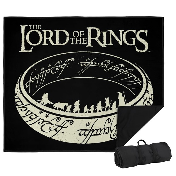 LOGOVISION The Lord of The Rings Picnic Outdoor Blanket, 50"x60"