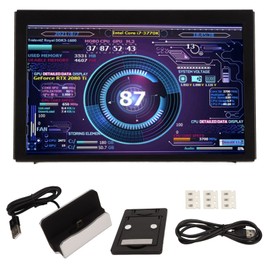 5in IPS Computer Temp Monitor USB Mini Screen for AIDA64 PC CPU RAM Sensor Panel Display for Raspberry Pi for Linux for Windows