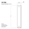 Dummy Mortise Filler Plate | 86 Prep Blank Cover |