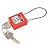 Safety Lockout Padlock, Lock Off Kit for Electrical Safety, Cable