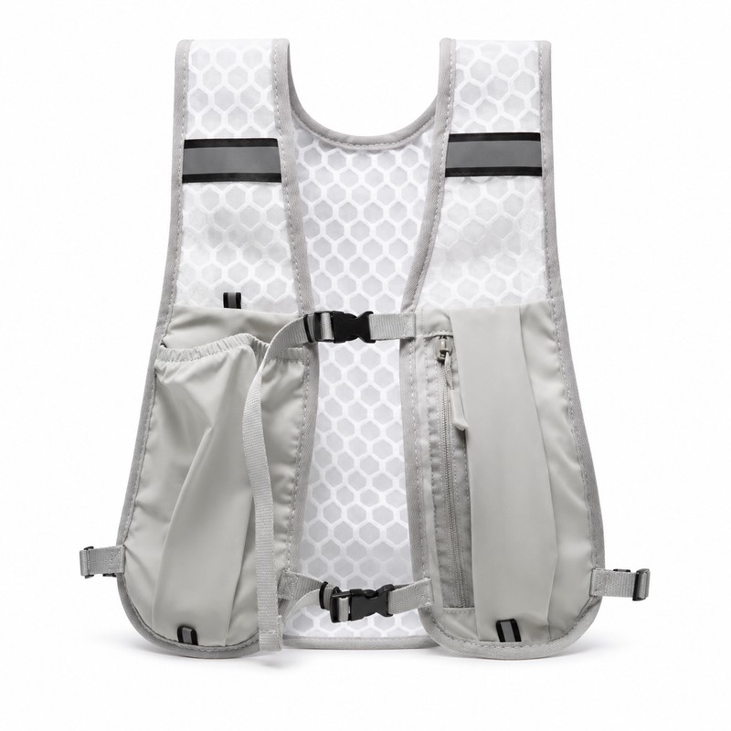 Reflective Running Hydration Vest for Sports – Lightweight Phone Storage