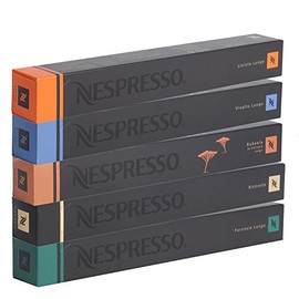 50 Nespresso Coffee Capsules Lungos and Ristretto Mix