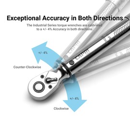 Capri Tools 1/4-in 50-250 Inch Pound Torque Wrench, Industrial Series