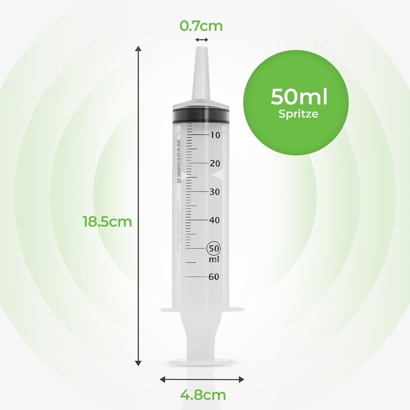 MedixX 3 pieces 50 ml (60 ml) syringes - set