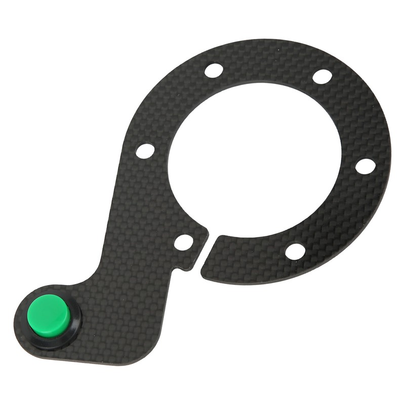Steering Wheel Horn Button 6 Hole Carbon Fiber Comfortable Touch