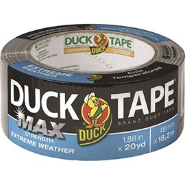 Duck MAX Strength Weather Duct Tape, Silver (241635)