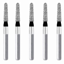 294.18EC3, Torpedo, Conical, 1.8 mm Dia, Extra Coarse Grit Diamond Bur, 5 per Pack