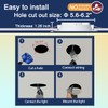 HEKEE LED Reccessed Downlights, Color Changing, 6 Inch, Recessed Ceiling