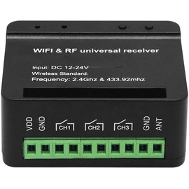 X X-HOUSE SM18-03W WiFi & RF Universal Controller, WiFi Remote Switch Relay with RF Function, APP Smart Remote Control for Automatic Swing Sliding Gate Opener Garage Door Opener