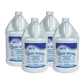 Quest Specialty EARTH SCENTS SUPERBUGZ Cherry Enzyme Treatment for Organic Waste Case: 4 X 1 Gallon