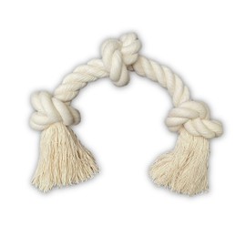 Go Rilla Dog Toy Rope, Rope Dog Toy, Dog Rope Toy Set, Interactive Chew Toy Toy, Beneficial for Dog Teeth Cleaning, for Puppies, Medium/Large Dogs (M, Natural)