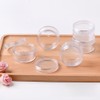 GSHLLO 4 Pcs 20g Clear Round Sample Pots Small Refillable