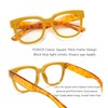 FEISEDY Retro Square Anti Blue Light Blocking Glasses Women Thick