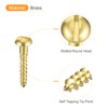 QUARKZMAN Wood Screws M2 x 12 mm Slotted Round Head