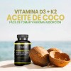 Nuboost Vitamina D3 + K2 Y Aceite De Coco, 300
