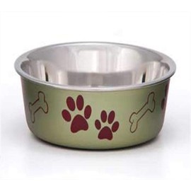 Loving Pets Metallic Bella Bowl Dog Bowl