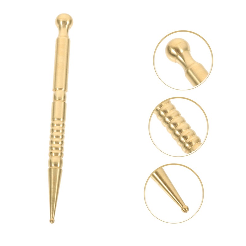 TEHAUX Brass Massage Tool for Deep Tissue Relief Small Acupressure