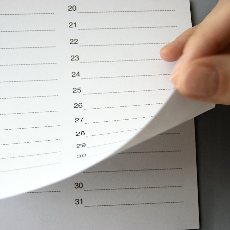 Homent Birthday Calendar A5 for Entering Birthdays & Anniversaries, Perpetual