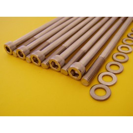 zcardepot.com LS1 LS2 LS6 Intake Manifold Bolts SS Stainless Allen head Set 10 LSX Camaro 020