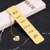 8 Years Anniversary Bookmark Gifts for Him Her Bronze 8th