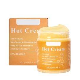 Grospe- Crema caliente anticelulítica y quemadora de grasa Crema adelgazante corporal para el vientre Quemador de grasa Modelador corporal...         