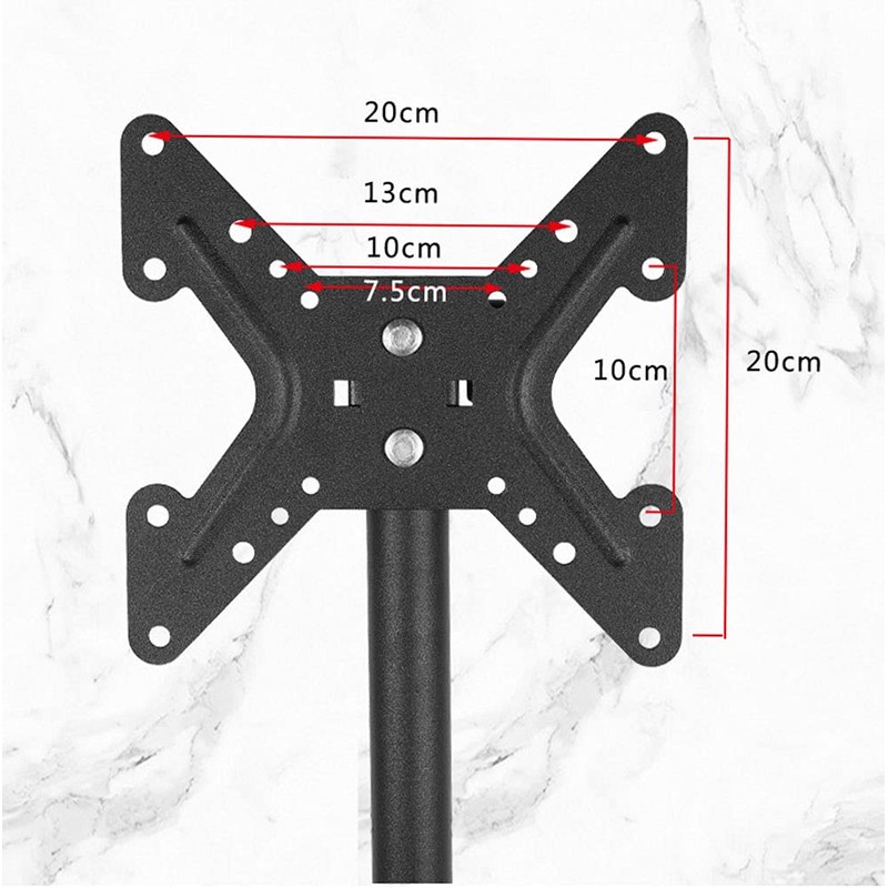bimiti TV Stand with Mount 360 Degree Swivel TV Floor