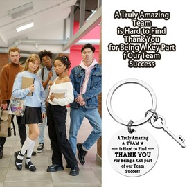 Inspirational Coworker Leaving Gifts for Women Men Employee Appreciation Gifts for Women Men Colleagues Birthday Gifts for Staff Boss Coach Thank You For Being A Key Part of Our Team Keychain Engraved