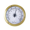 NKlaus Brass Hygrometer, 11.5 x 9 x 3.4 cm -