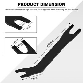 BWBWND High Pressure Oil Line Quick Disconnect Tool, HPOP Quick Disconnect Tool Compatible with 6.0L 7.3L Powerstroke, High Pressure Oil Pump Quick-Release Tools Fit for F250 F350 F450