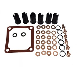 Hconcet Kit de juntas de sellado de cobre para inyector de combustible 3909886 compatible con Cummins Dodge Ram 5.9L 12V 6BT 6CT 4BT 1989-1998