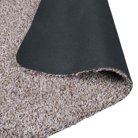 Micro-Pro Absorbent Barrier Floor Door Mat Non-Slip Rubber Backing Light Brown 70x45cm