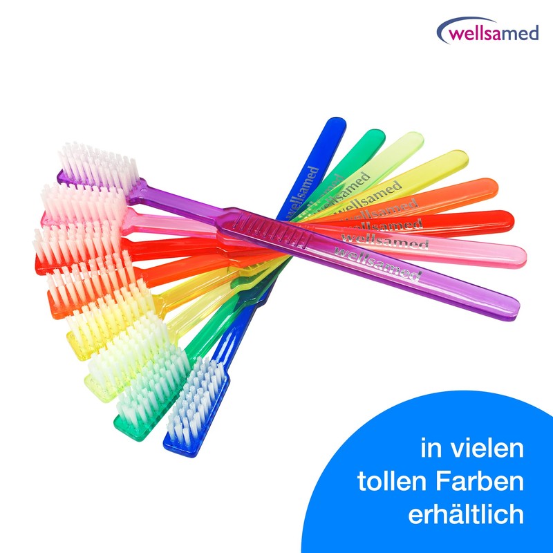 Wellsamed Wellsabrush Pack of 100 Disposable Toothbrushes Impregnated with Toothpaste