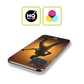 Head Case Designs Rockstar Künstler Silhouette Soft Gel Handyhülle Hülle kompatibel mit Realme 7i / C17