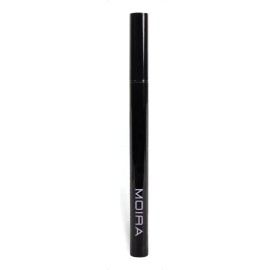 Delineador Líquido Negro Moira Micro Tip Waterproof Larga Duración