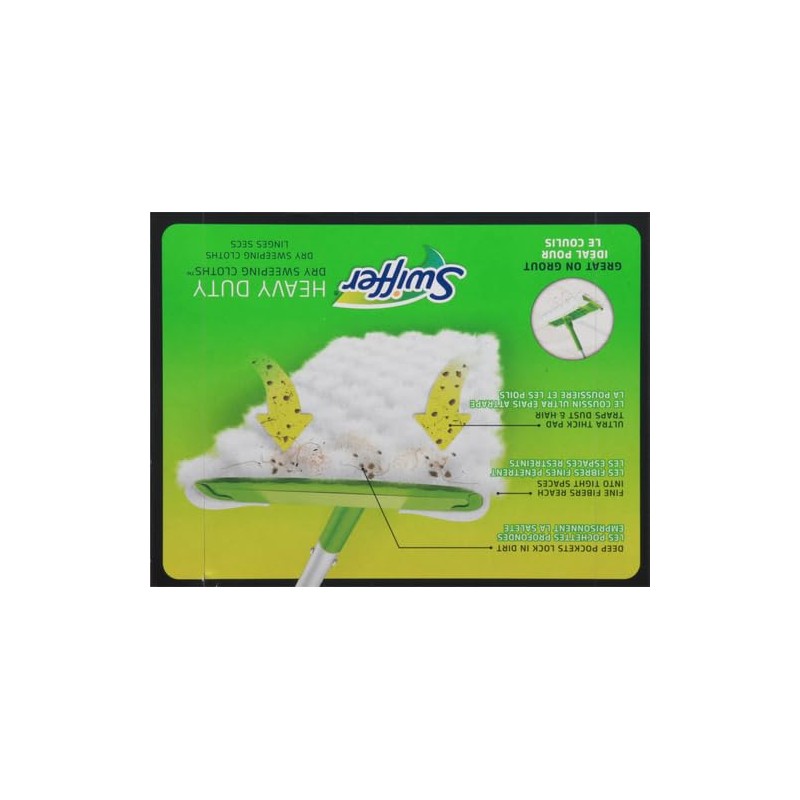 Swiffer Swiffer Sweeper Heavy Duty Multi-Surface Dry Cloth Refills for