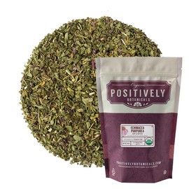 Organic Positively Botanicals Company, Echinacea Purpurea, Loose Leaf Botanical, 16 Ounce