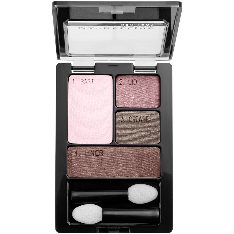 Maybelline New York Expert Wear Eyeshadow Quads, Lavender Smokes, 0.17