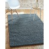 Unique Loom Solo Solid Shag Collection Area Modern Plush Rug