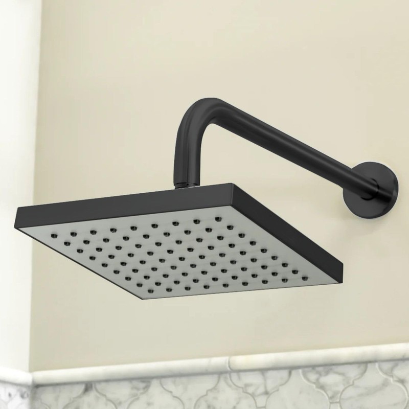 Nuodan Shower Extension Arm, Solid Stainless Steel Shower Pipe Extension