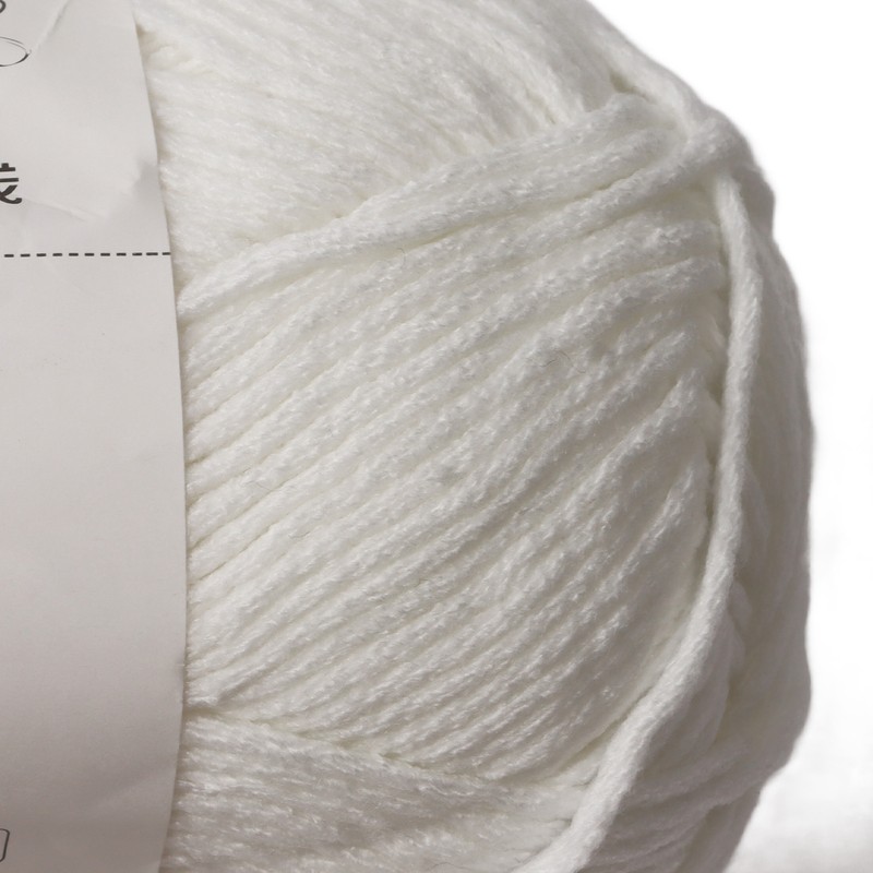 4Pcs Cotton Yarn 3mm Pure Elegant Color Soft Elastic Skin