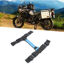 Correas para Maletero de Motocicleta, Correa de Transporte con Asa Universals para Motocicleta, Correa para Caja Trasera de Equipaje Lateral para Equipaje de Viaje de Kayak de UTV (Azul)