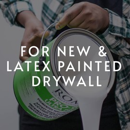 ROMAN PRO-977 White Wallpaper Primer - Pigmented Acrylic Primer for Wallcoverings and Home Improvement, Water-based - 1 Gallon, White