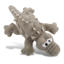 DolliBu Plush Alligator Stuffed Animal - Soft Huggable Large Grey Alligator, Adorable Playtime Plush Toy, Cute Wild Life Cuddle Gift for Kids and Adult - 17 Inch