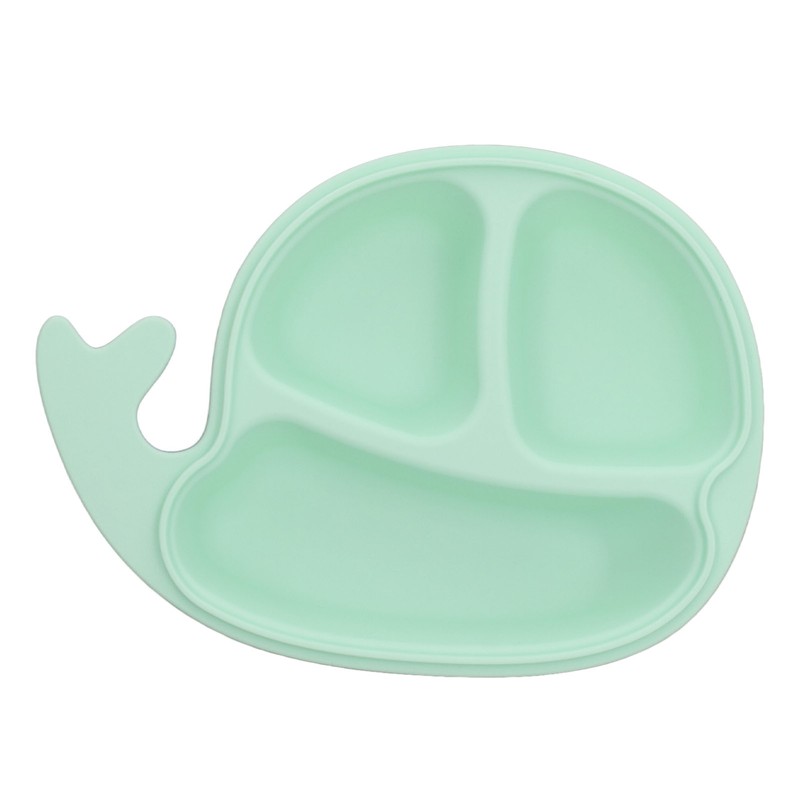 Whale Divided Plate Kids Divided Plate Sectioned Cartoon Baby Food